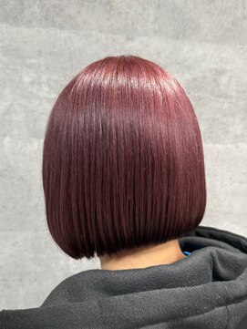 ルイス(L'wis) ミニボブ／ピンクブラウン