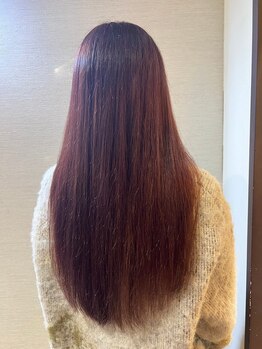 エムウィッシュ(M Wish)の写真/口コミ多数◎ダメージを軽減するプレックス剤配合で、滑らかな手触り柔らか質感で自然な仕上がりに!