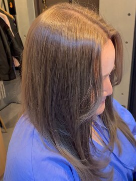 ミルクティーベージュ/レイヤーカット