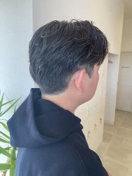 【メンズパーマ】メンズ/ツイスパフェザー/フェザーショート