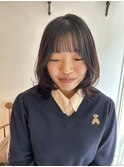 ☆ミディアムレイヤー/顔まわりカット/オージュアカラー