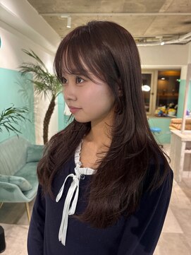 シーク(seak) 上品なカットカラー！透明感チョコレートブラウン＋髪質改善