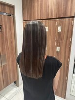 アッシュ 茗荷谷店(Ash)&nbsp;茗荷谷レイヤーカット韓国ダブルカラー顔周り前髪カットボブ