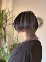 ケイズプラスカラン(HAIR AND MAKEUP K's PLUS calin)&nbsp;マッシュウルフカット　アンブレラカラー
