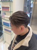 エアー 銀座タワー(AIR)&nbsp;白髪ぼかしハイライトメンズカットエイジングツーブロック