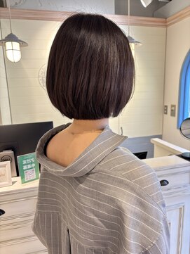 シェノン 赤羽店(CHAINON) レイヤーボブ髪が多い人、スッキリ見えるボブ髪質改善ストレート