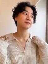 ビファインべクス(Befine becs) 【朝の準備が5分でできる強めセンターパートパーマ】