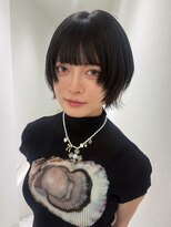 アイトーキョーエス 渋谷(AI TOKYO S)&nbsp;ウルフボブ レイヤーボブ 顔まわりレイヤー 暗髪