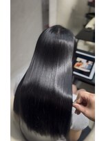 ミヨン 京橋店(miyon)&nbsp;韓国レイヤーカット×暗髪カラー×髪質改善
