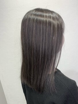 エイム ヘア デザイン 町田店(eim hair design) ハイライトカラー/白髪ぼかしハイライト/髪質改善/グレージュ