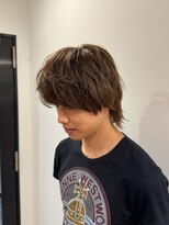 ウォルト(walt) 栄 メンズ ベージュカラー 透明感ウルフ