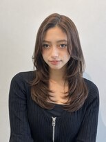 ブリッサ(brisa)&nbsp;ロングレイヤー/顔周りレイヤー/暗髪/透明感カラー