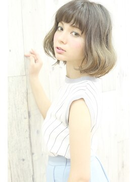 ニスル センター南店(NISURU） 似合わせカット/大人ガーリー/ダークアッシュ/着物/センター南