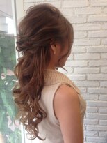 グラス 春吉1号店(glass)&nbsp;外国人風ゆるハーフアップ