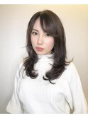 大人女子のフェミニンレイヤー☆MAKOTO