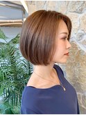 マニッシュ美髪フレンチボブ
