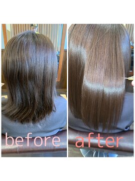 カットアンドスタイル クラウン(Cut&Style CLOWN) 質感矯正【ミネコラ】で髪質改善［横浜／横浜駅］