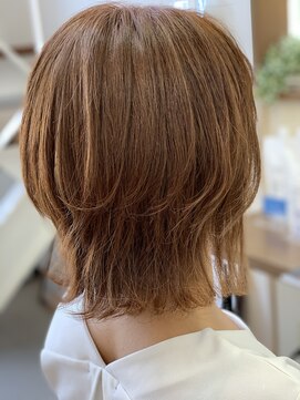 コアフィールフィス(COIFFURE fils) 《見附　今町》イメチェン　大人可愛い外はねボブ