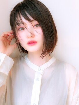 シーク 天神(SEEK) 【SEEK 宮本征破】シースルーボブ×ナチュラルブラウン