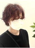 小顔ショート☆無造作パーマ