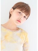 ☆小顔ショート☆キャラメルベージュ 渋谷