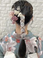 ザブックハンドサロン(The book hand salon)&nbsp;浴衣ヘアアレンジ