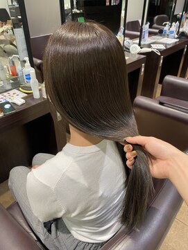ゼスト フィーノ(ZEST fino) 【ZEST立川 橋本姫奈】髪質改善×オリーブベージュ