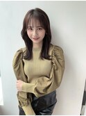【エレン池袋】小顔カット×大人気くびれ外ハネミディ　薄め前髪