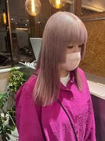ウユ(uhyu) 【uhyu】姫カット×ホワイトピンク