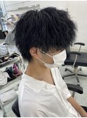 NEXT静岡NEO【櫻田】マッシュウルフ 黒髪ツイストスパイラル