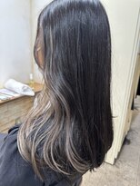 ネオリーブカップ 町田店(Neolive capu) ホワイトグレーベージュ＊インナーカラー/町田/黒髪/ネビージュ