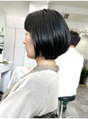 縮毛矯正のショートはちょっと長めがおすすめ[銀座]