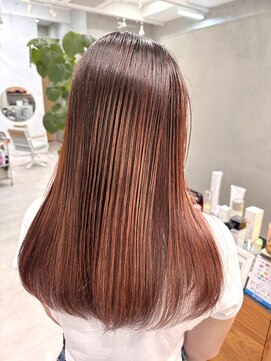 ランプヘアー(LAMP hair) 【LAMP hair】バレイヤージュ オレンジ