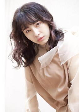 エアー 横浜(AIR) 【湯田】おしゃれかわいいピンクインナーカラー