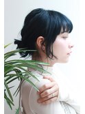 後れ毛が可愛いお呼ばれヘアアレンジ　トレンドセット