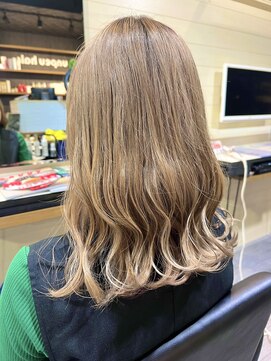 アンプヘアー 二条店(unpeu hair) ベージュ×インナーカラー