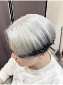 ホワイト×ブラック　エンドカラー