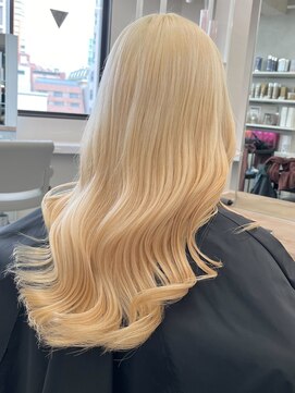 ベレーザ 渋谷(BELEZA) 8083渋谷ブロンドミルクティーアッシュホワイト韓国ワンホンヘア