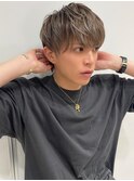 アッシュブラックカルマパーマベリーショートダークアッシュ