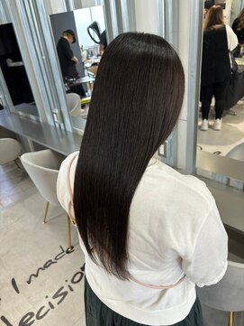 キング 梅田(K!ng) 縮毛矯正髪質改善ハイライトレイヤーカット梅田美容室エクステ