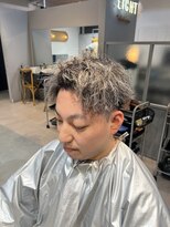 エイト 横浜店(EIGHT)&nbsp;ツイストパーマ×メッシュ【横浜/横浜メンズ/韓国風】