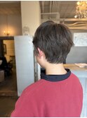 グレージュショート