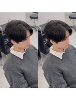 ブライト(BRIGHT)&nbsp;センターパートニュアンスパーマ