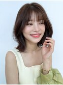 ◯ウェーブミディアム似合わせカットメルティカラーボブ/錦糸町