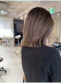 シークレットハイライト きりっぱなしミディアム 【miku】