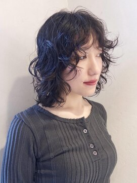 ボコカ(bococa) 【macana指名】ニュアンスレイヤーパーマ ウルフ