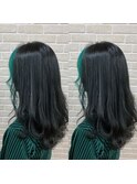 フェイスフレーミンググリーン
