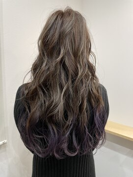 ナウト(now.t) レディース パープルエンドカラー☆