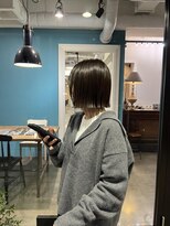 デヴェロペ(Devellope.) ボブ　縮毛矯正　ストレートボブ