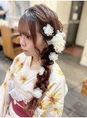 浴衣★ふわゆるあみおろし
